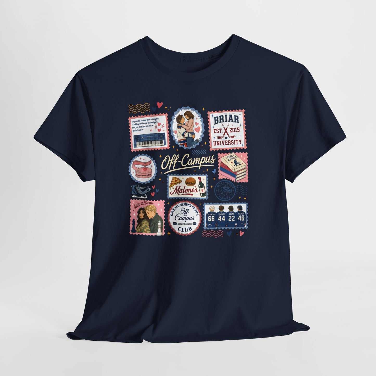 Off-Campus Hockey Romance T-Shirt