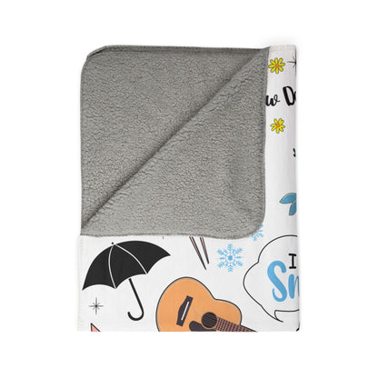 Everything Stars Hollow/Gilmore Girls Sherpa Fleece Blanket