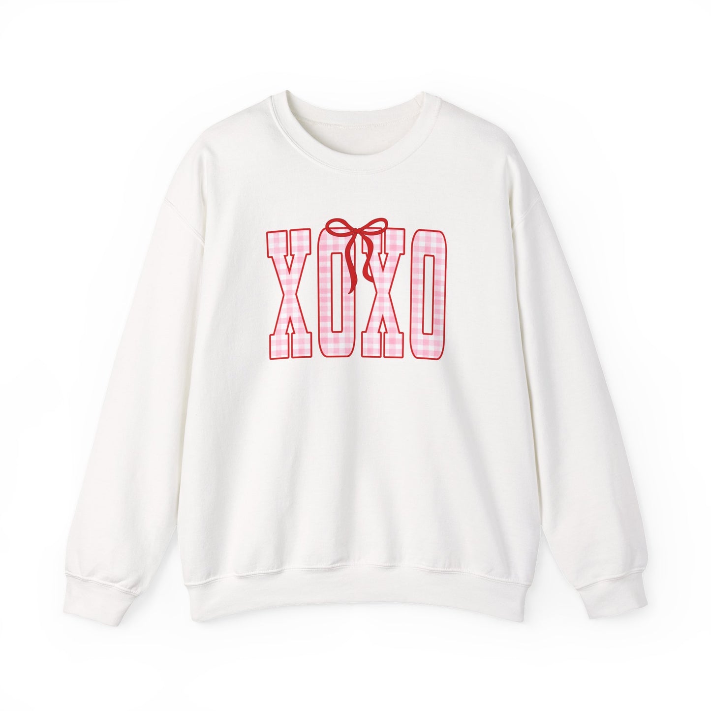 XOXO Plaid Valentine Crewneck