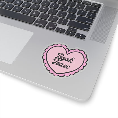 Book Tease Heart Sticker