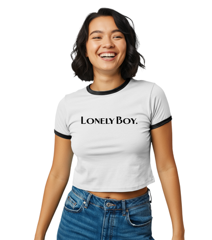 Lonely Boy Ringer Tee — Vintage Gossip Girl Graphic Shirt