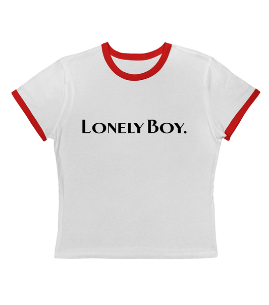 Lonely Boy Ringer Tee — Vintage Gossip Girl Graphic Shirt