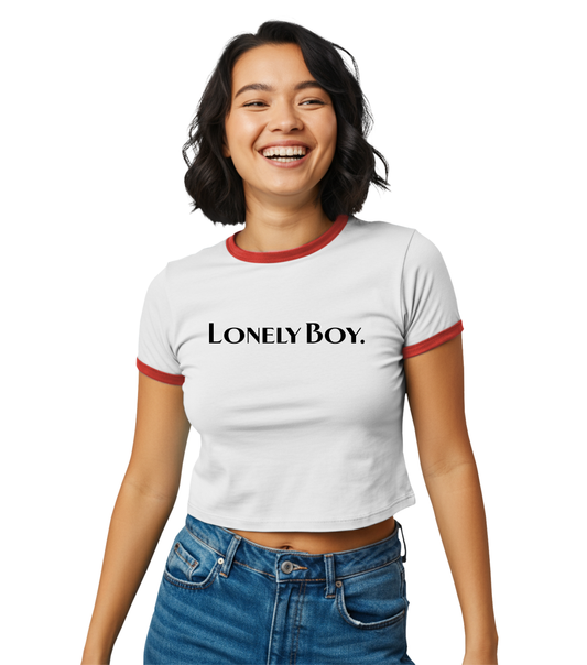 Lonely Boy Ringer Tee — Vintage Gossip Girl Graphic Shirt