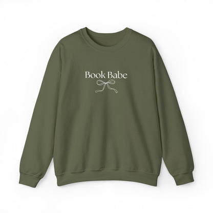 Book Babe Embroidered Crewneck Sweatshirt
