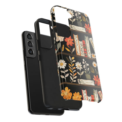 Cozy Bookshelf Bloom Phone Case
