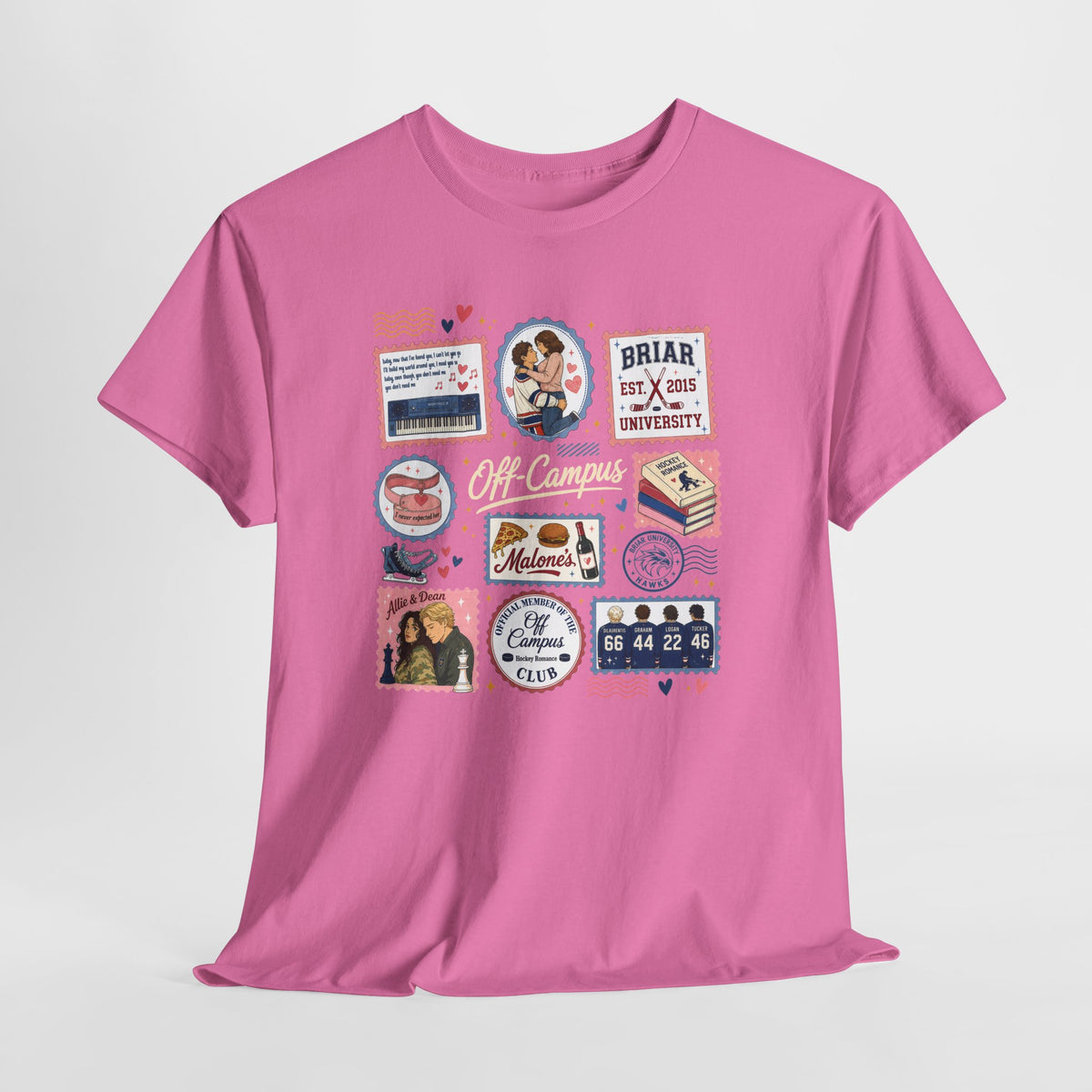 Off-Campus Hockey Romance T-Shirt