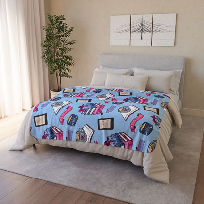 Just One More Chapter Sherpa Fleece Blanket