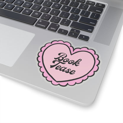 Book Tease Heart Sticker