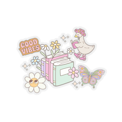 Cozy Bookish Scene Sticker
