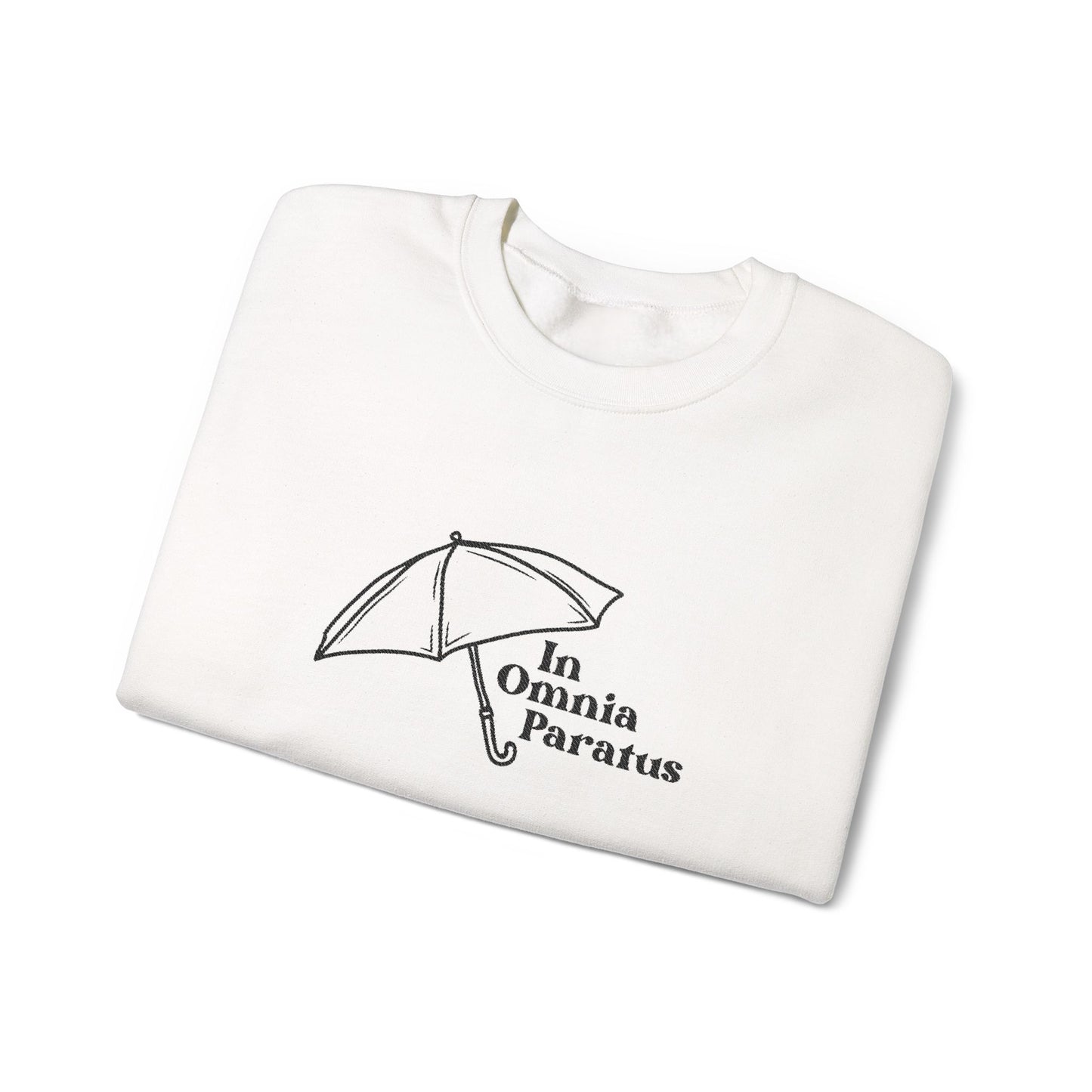 In Omnia Paratus Embroidered Crewneck Sweatshirt-Gilmore Girls