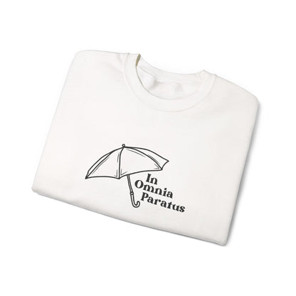In Omnia Paratus Embroidered Crewneck Sweatshirt-Gilmore Girls