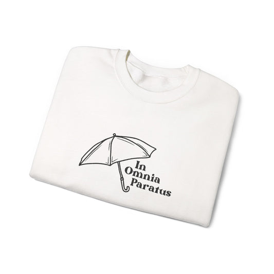 In Omnia Paratus Embroidered Crewneck Sweatshirt-Gilmore Girls