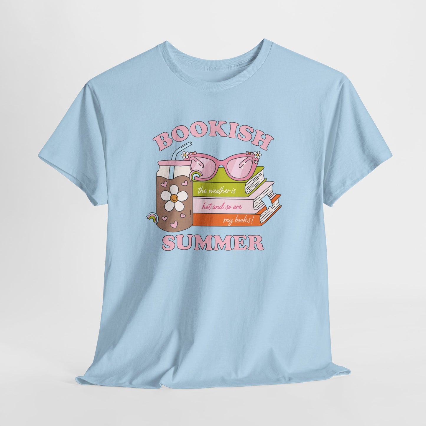 Bookish Summer Graphic Cotton Tee