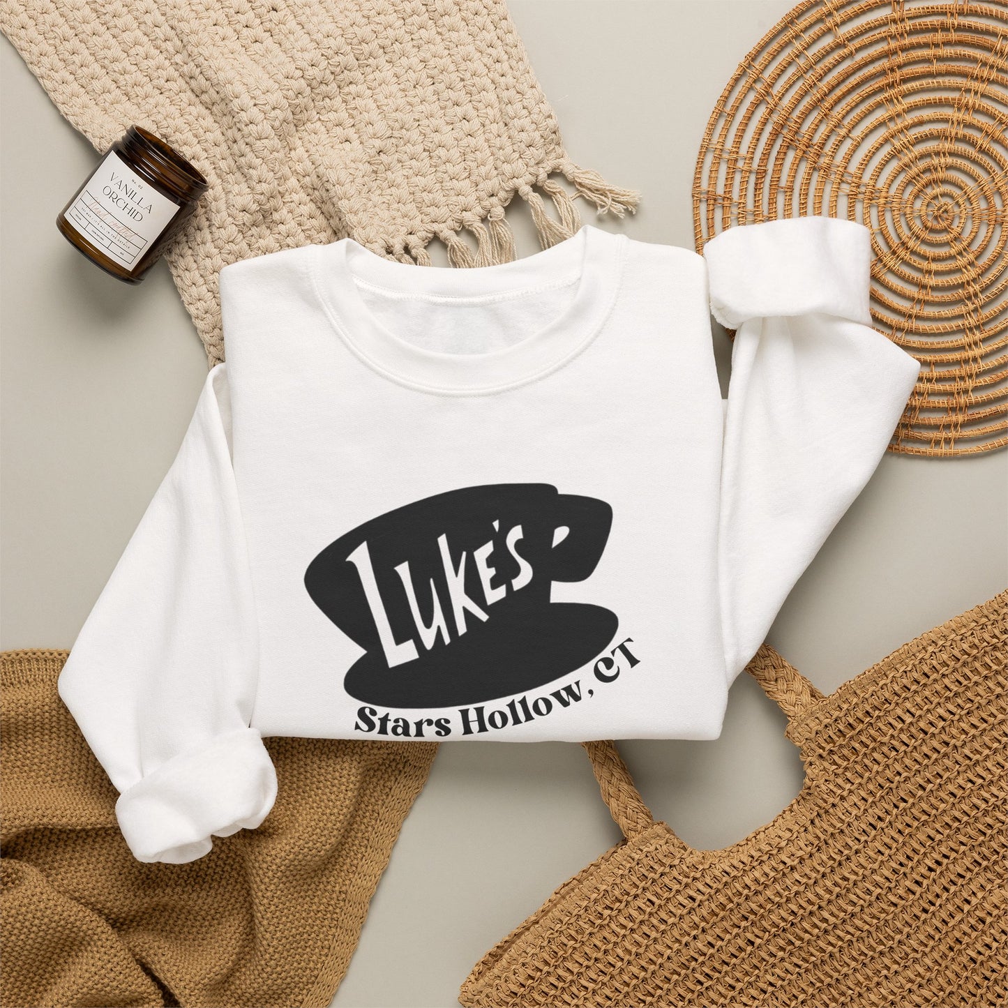 Luke’s Diner Crewneck Sweatshirt-Stars Hollow GG Apparel