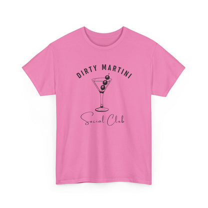 Dirty Martini Social Club T-Shirt I Books + Sips Merch