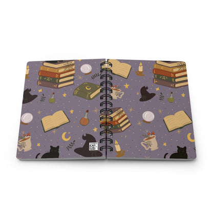 Witchy Book Lover Notebook 🔮🐈‍⬛