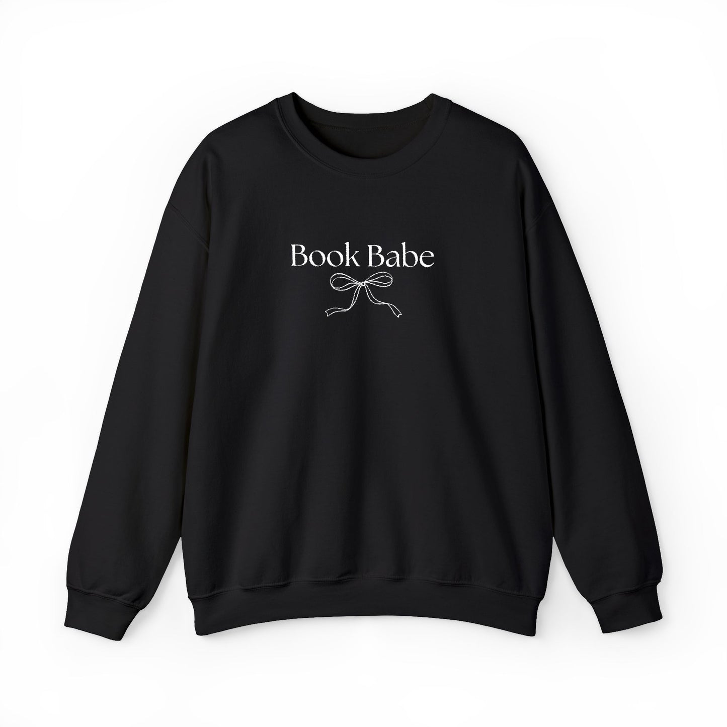 Book Babe Embroidered Crewneck Sweatshirt