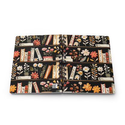 Floral Bloom Bookshelf Notebook