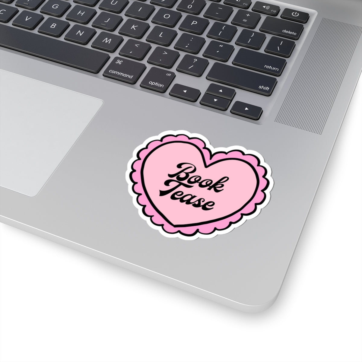 Book Tease Heart Sticker