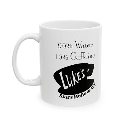 Coffee Mug — 90% Coffee 10% Caffeine Gilmore Girls Ceramic Mug
