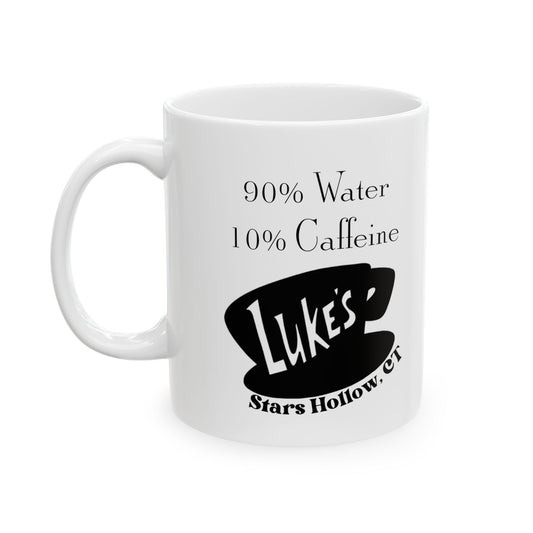 Coffee Mug — 90% Coffee 10% Caffeine Gilmore Girls Ceramic Mug