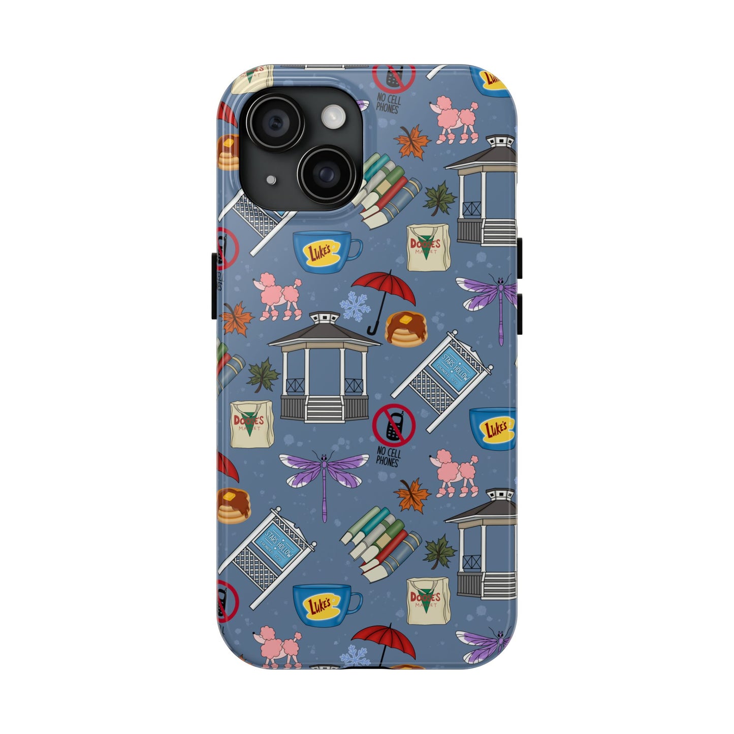 Stars Hollow Gilmore Girls Blue Phone Case