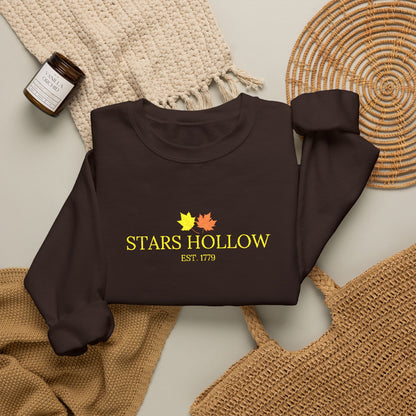 Stars Hollow Fall Embroidered Crewneck Sweatshirt