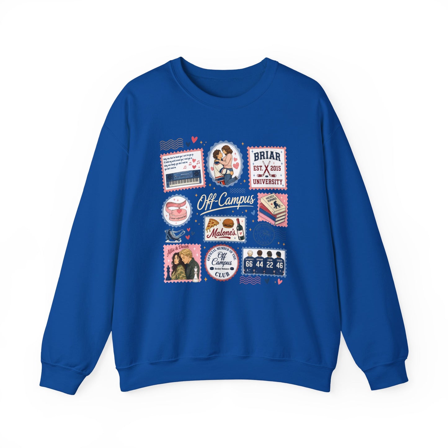 Off-Campus Hockey Romance Crewneck Sweatshirt