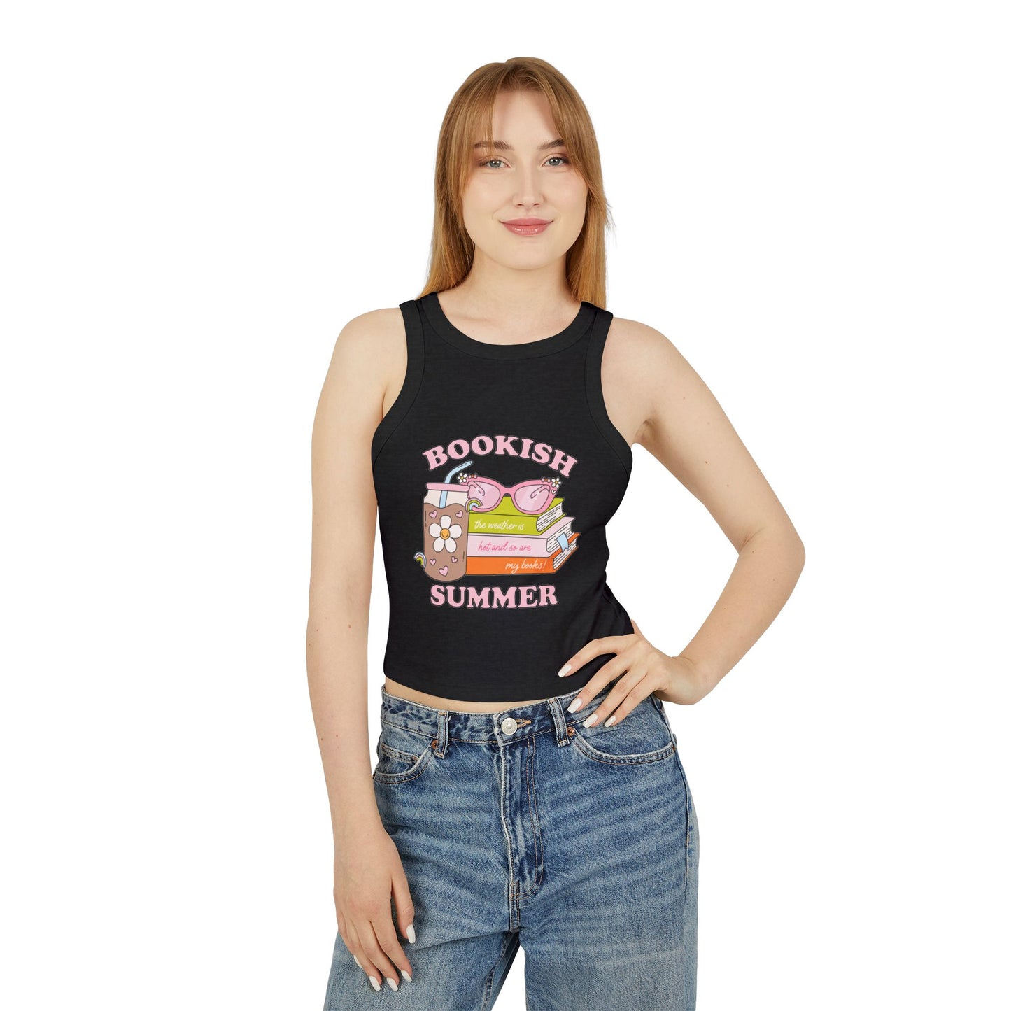 Bookish Summer Racer Tank Top