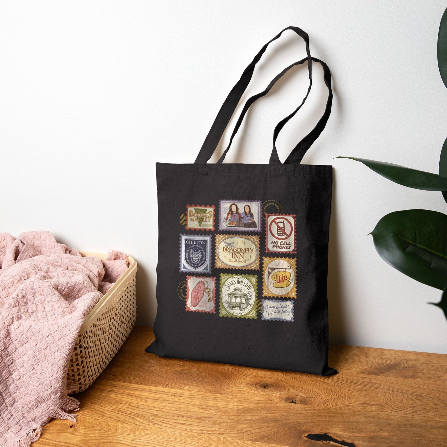 Stars Hollow Stamp Tote-Gilmore Girls Tote