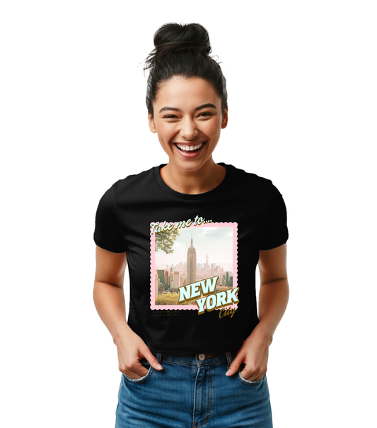 Summer in the City NYC Baby Tee-Gossip Girl Cropped Top