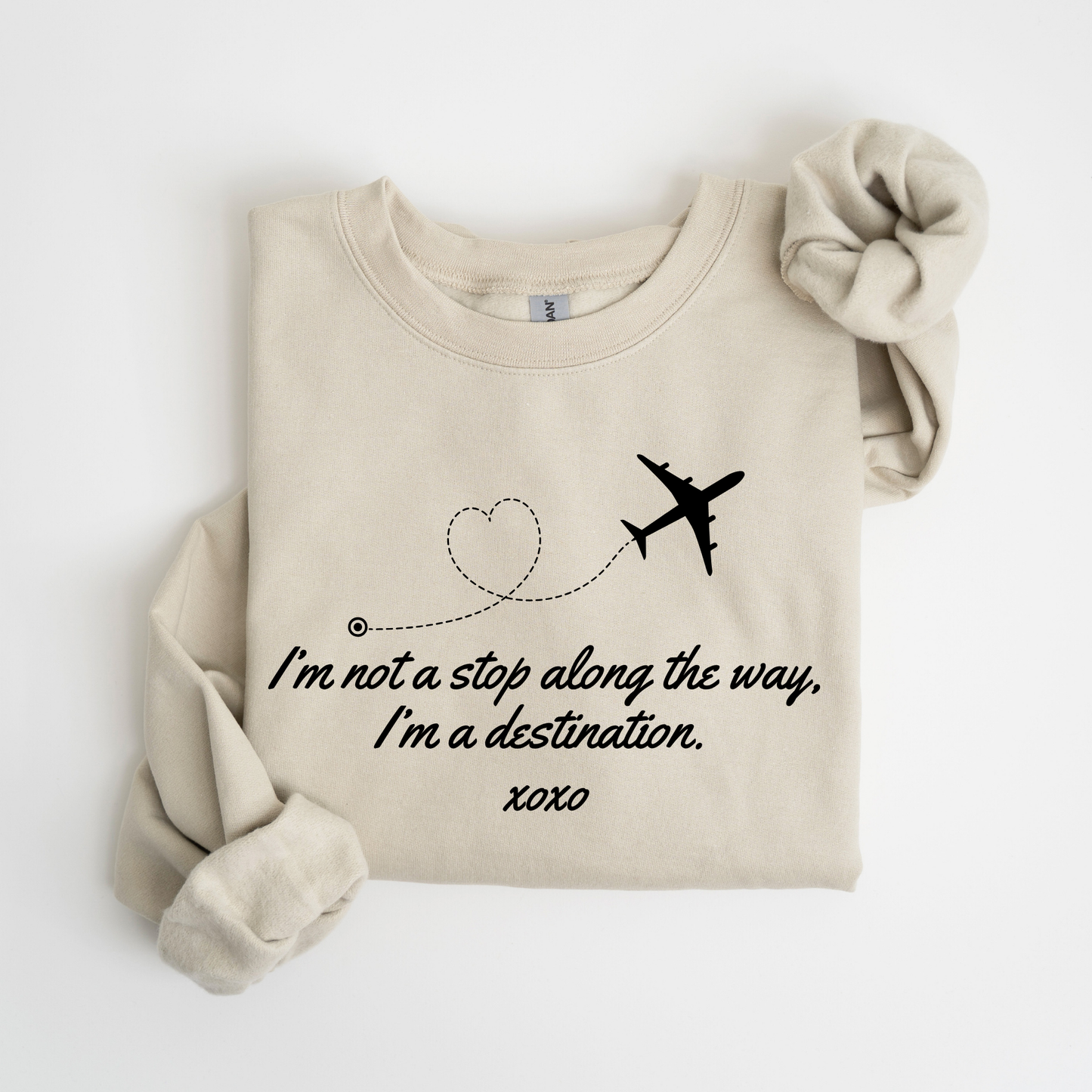 I'm Not a Stop, I'm a Destination-Gossip Girl Crewneck Sweatshirt