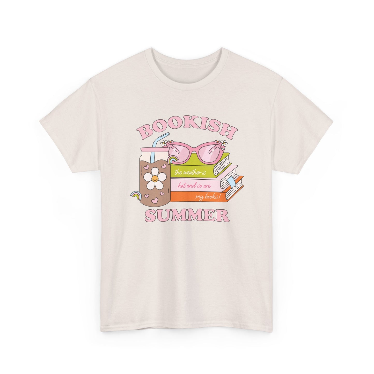 Bookish Summer Graphic Cotton Tee