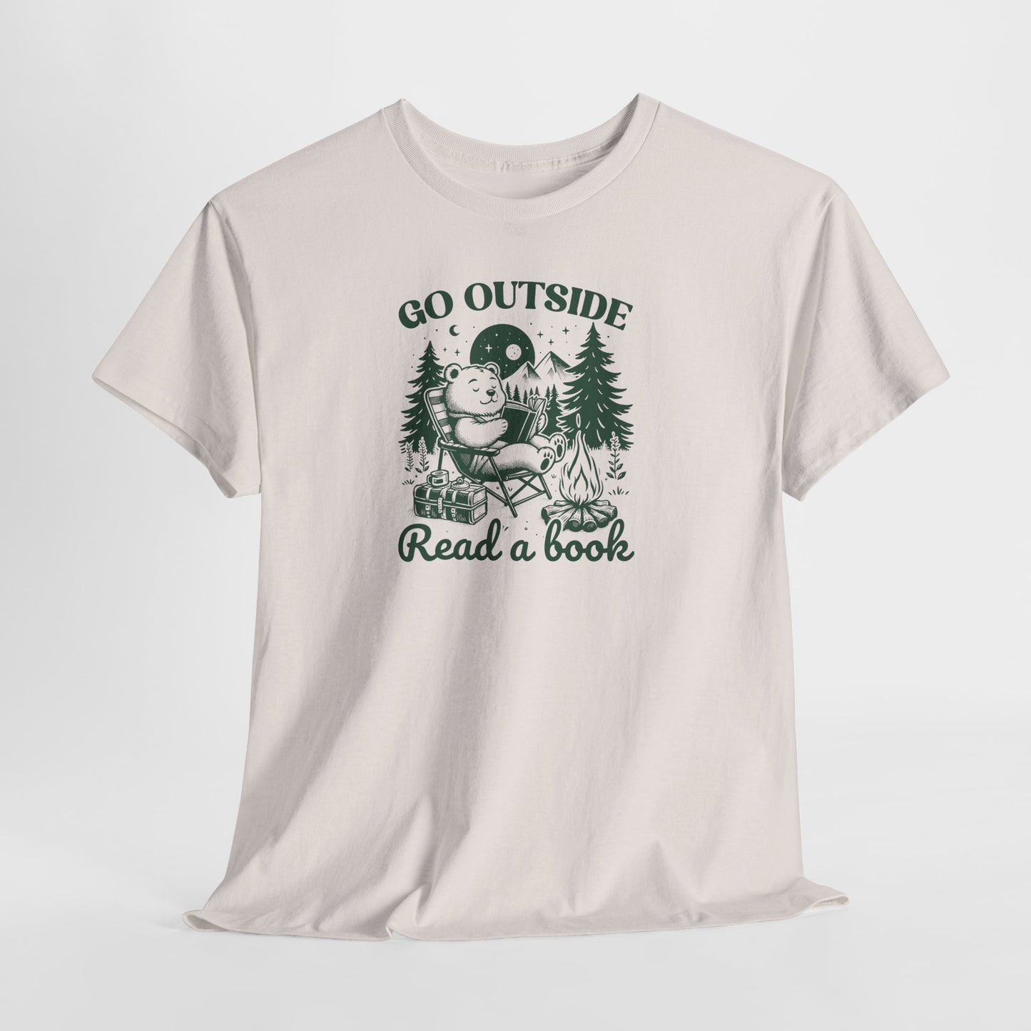Go Outside Read a Book T-Shirt — Bookish Tee