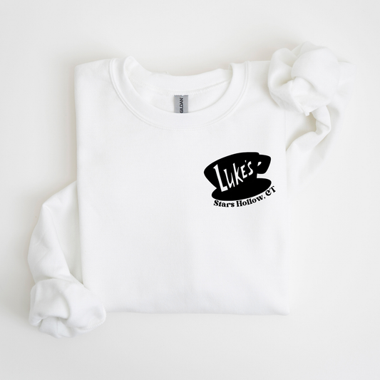 No Cell Phones Crewneck Sweatshirt-Gilmore Girls Luke's Diner