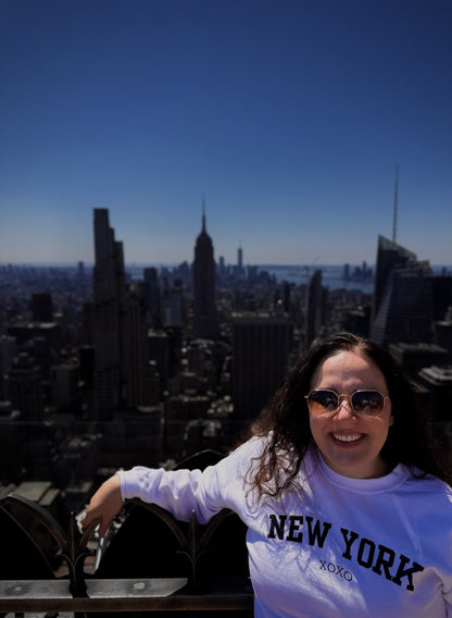 Vintage New York XOXO Crewneck Sweatshirt-Gossip Girl Apparel