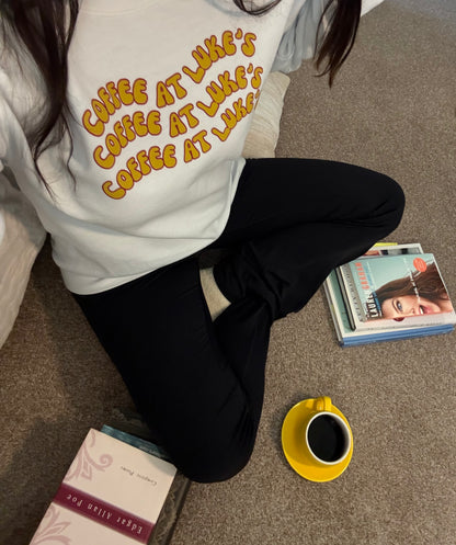 Coffee at Luke's Crewneck Sweatshirt-Gilmore Girls Apparel