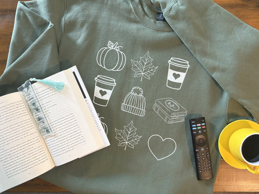 Stars Hollow Autumn Vibes Crewneck-Gilmore Girls Apparel
