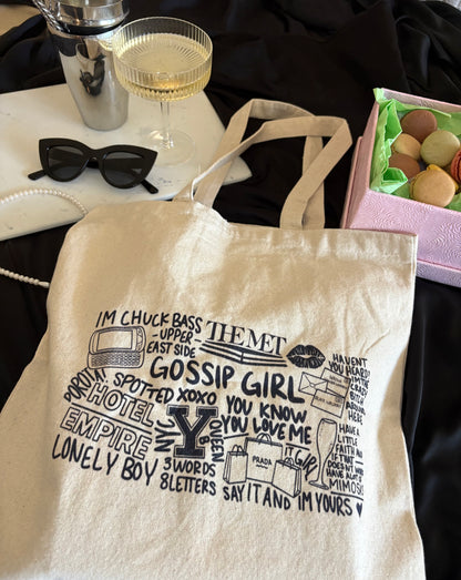 Stylish Gossip Girl Tote Bag-Perfect For Everyday Use