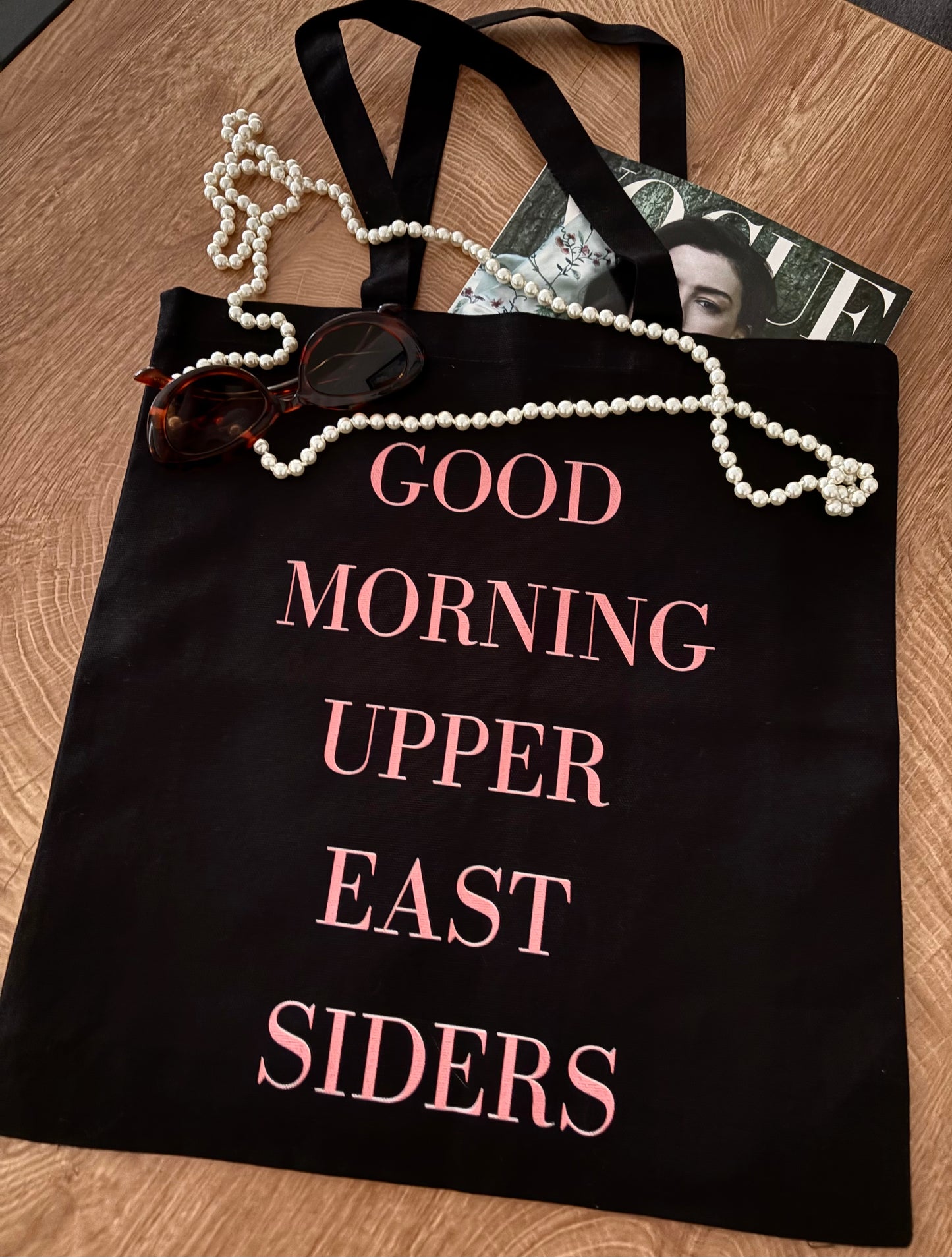 Good Morning Upper East Siders-Gossip Girl Canvas Tote Bag