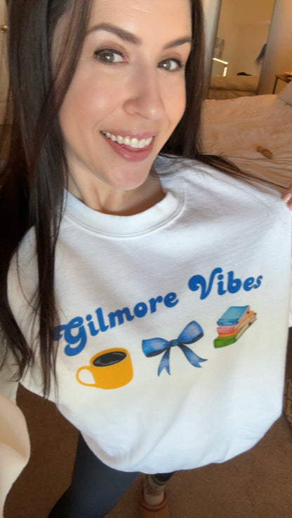 Gilmore Vibes Crewneck Sweatshirt-Gilmore Girls Apparel