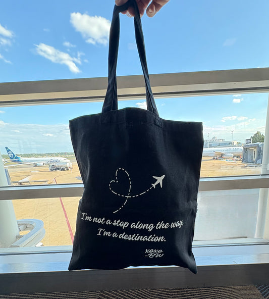 I’m Not a Stop Along the Way, I’m a Destination Tote-Gossip Girl Bag