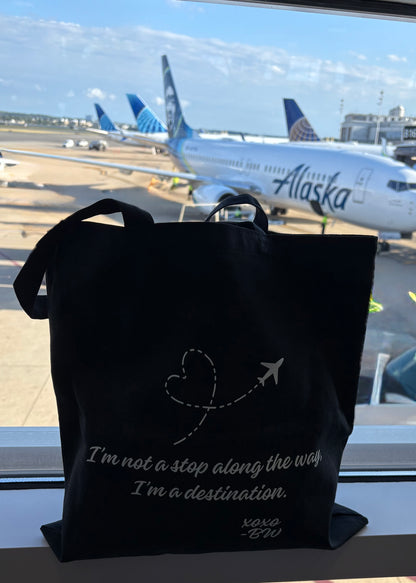 I’m Not a Stop Along the Way, I’m a Destination Tote-Gossip Girl Bag
