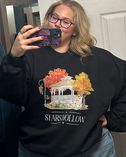 Stars Hollow Gazebo Crewneck Sweatshirt-Gilmore Girls