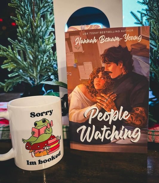 Sorry I'm Booked Ceramic Mug-Cozy Cute Bookish Cup