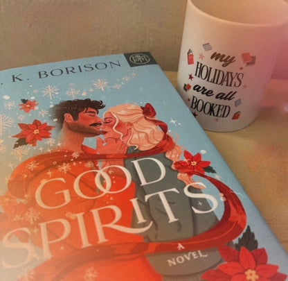 Ceramic Starry Book Lover Mug-My holidays are Booked