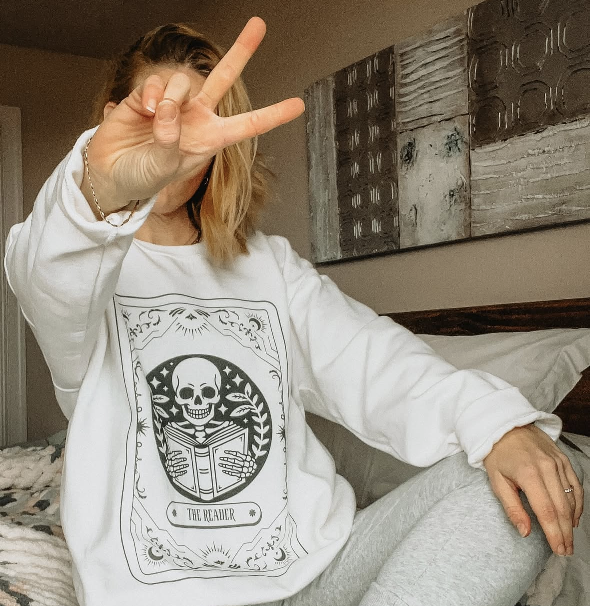 The reader Crewneck- Death by TBR Sweatshirt