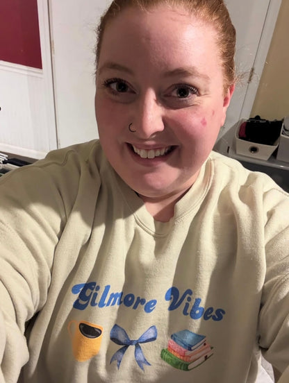 Gilmore Vibes Crewneck Sweatshirt-Gilmore Girls Apparel