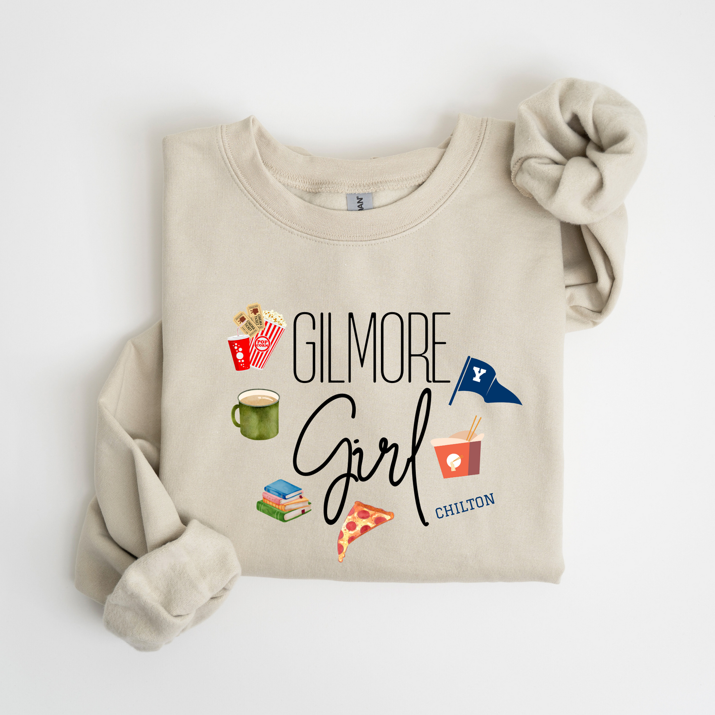 Gilmore Girl Lifestyle Crewneck Sweatshirt-Gilmore Girls Apparel