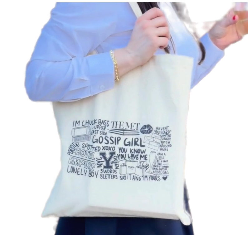 Stylish Gossip Girl Tote Bag-Perfect For Everyday Use